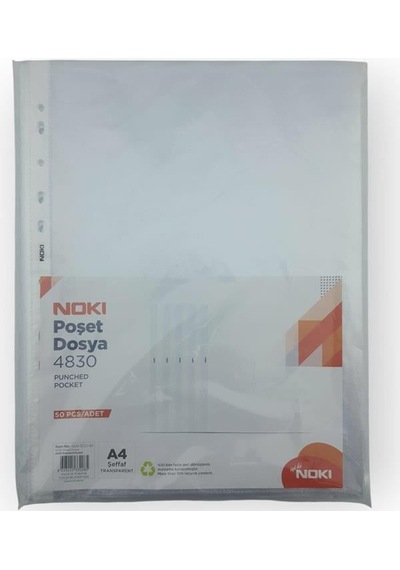 Noki Poşet Dosya Eco 50 Li 30 Mic 4830-eco-50 Diğer
