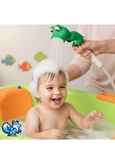 Lexroo Sevimli Hayvan Figürlü Bebek Duş Başlığı Çok Renkli