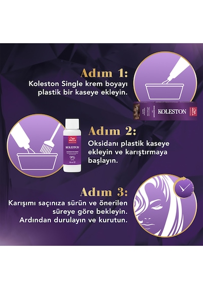 Wella Koleston Koleston Single Tüp Saç Boyası 6/4 Kızıl Bakır