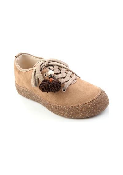 Bambi Vizon Süet Kadın Sneaker K01646000472