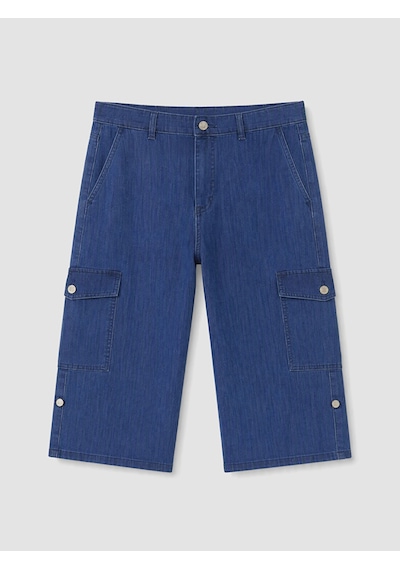 Lcw Jeans İndigo Regular Fit Erkek Kargo Jean Şort