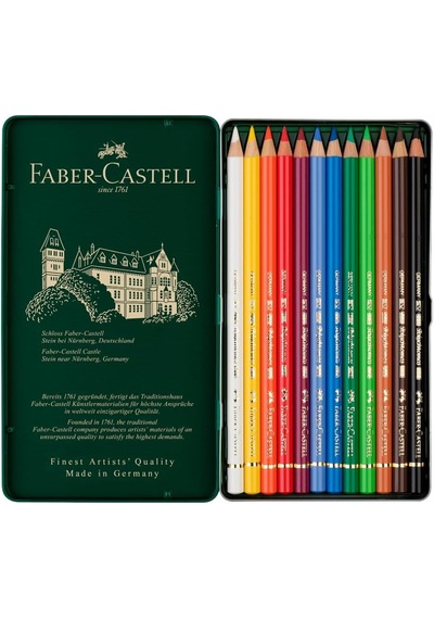 Faber-castell Polychromos Kuru Boya Kalemi, 12 Renk Diğer