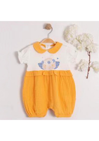 Carmin Baby Arı Baskılı Bebe Yakalı Tulum 2638 001