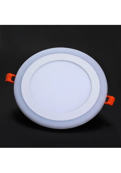 Yuvarlak Sıva Altı Led Spot Armatür 36 Watt Çift Renk Mavi Günışığı Aydınlatma Gece Lambası