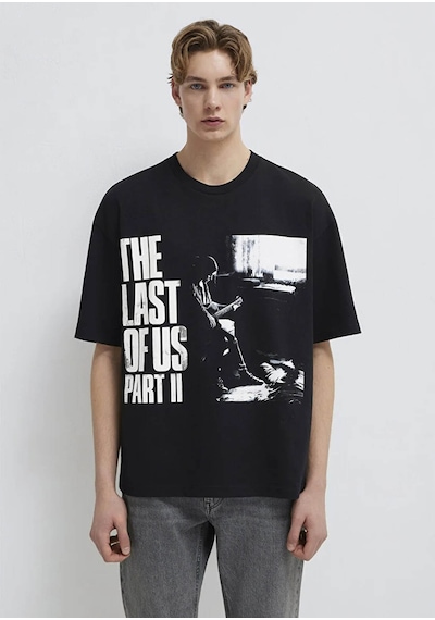 Mavi The Last Of Us Baskılı Siyah Erkek T-shirt M0613195-900