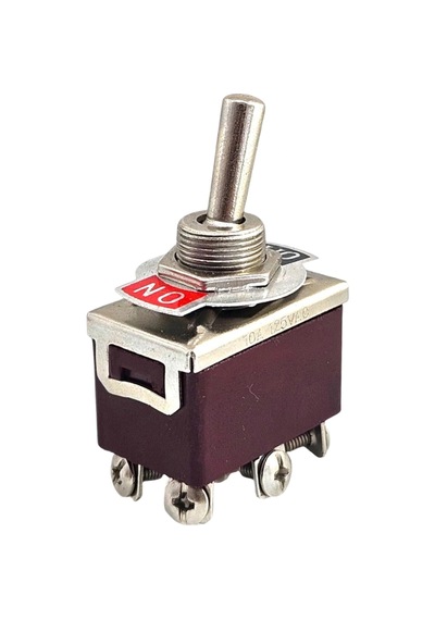 Ic-157 Toggle Switch On-off Ø12mm 6p Kn3c-202