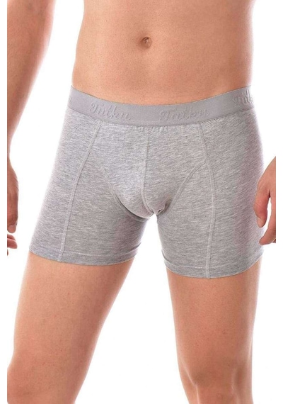 3 Adet Tutku Likralı Erkek Gri Boxer 0114 Beden: L Standart