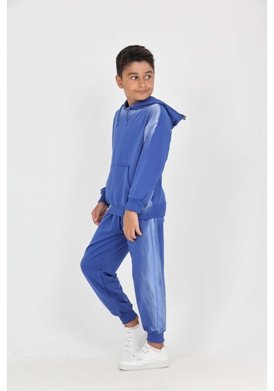Toontoy Erkek Çocuk Saturday Baskılı Eşofman Takım Saks Mavisi Toontoy Erkek Çocuk Saturday Baskılı Eşofman Takım Saks Mavisi