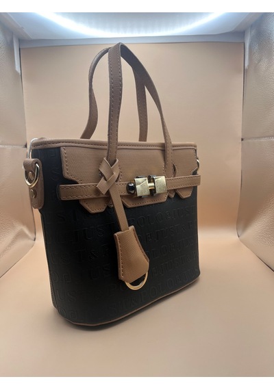 Just Polo Jp4108 Kadın El Ve Omuz Çantası Yeni Sezon Boy 18 Cm En 21 Cm Ozt4108 Sıyah Taba Siyah - Taba