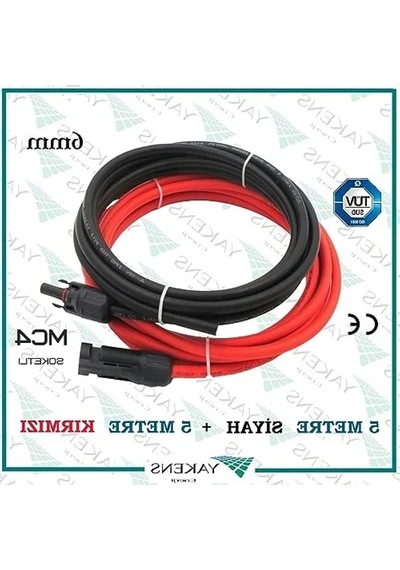 Güneş Paneli Kablo Seti, 10 Metre Uzunluk İle Kolay Kurulum Ve Kullanım