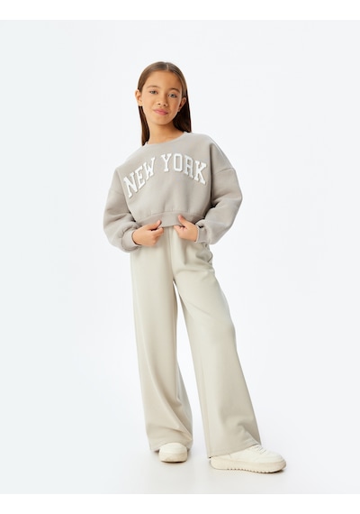 Koton Crop Sweatshirt Oversize Slogan Baskılı Bisiklet Yaka Şardonlu Pamuk Karışımlı Gri 5wkg10090ak Gri Koton Crop Sweatshirt Oversize Slogan Baskılı Bisiklet Yaka Şardonlu Pamuk Karışımlı Gri 5wkg10090ak Gri