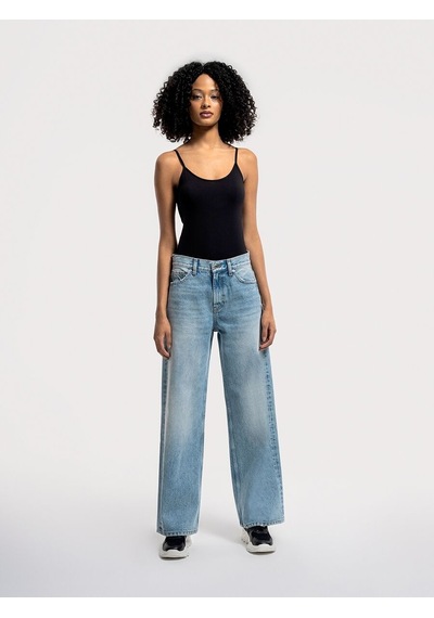 LOFT Wide Leg Regular Fit Kadın Pantolon Lf2036260 Q1.v1 Denim