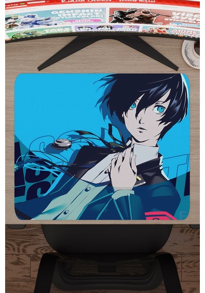 Persona 3 Kaymaz Dikişli Kauçuk Oyuncu Mousepad V4 - 48x40 Xl Gaming Mouse Pad Fare Altlığı