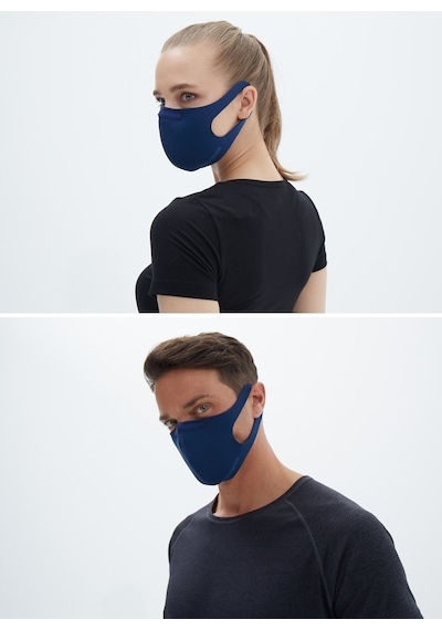 BLACKSPADE Unisex Koruyucu Maske Lacivert L