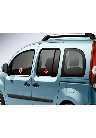 Mercedes Citan Krom Cam Çıtası 4 Prç 2012-2020 Arası P.çelik