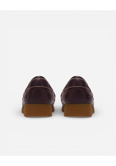 Clarks Wallabeeevosea Dark Brown Lea Kadın Koyu Kahve Günlük Ayakkabı 26186598 Kahverengi