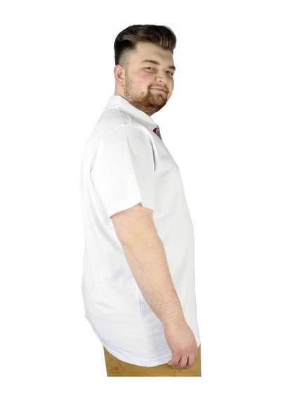 Mode Xl Erkek T Shirt Polo Flight Team 22311 Beyaz 001