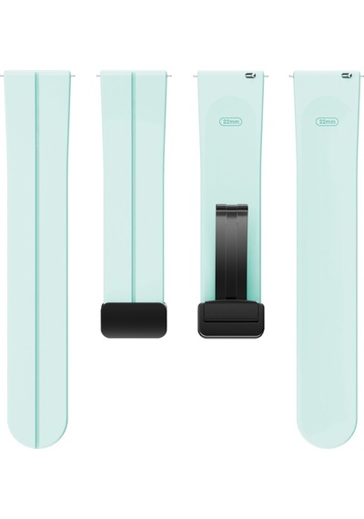 Amazfit Uyumlu Pace 1-2 Gtr Gtr 2 2e Lite 47mm Honor Magic 2 46mm Kordon Magnetli Ayarlanır Silikon Kordon 22mm