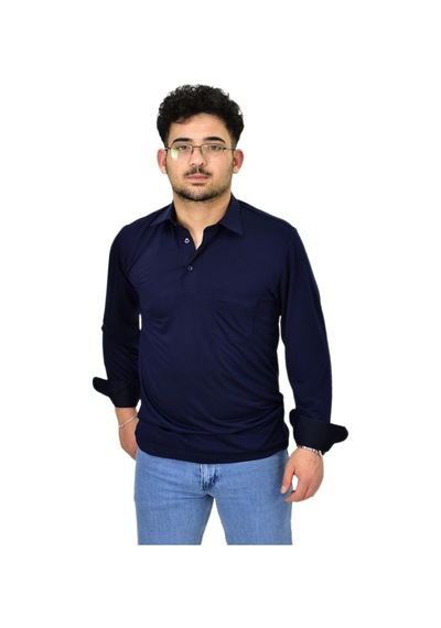 Erkek Gömlek Yaka Uzunkol Tişört T6063 Bgl-st04542 Lacivert Erkek Gömlek Yaka Uzunkol Tişört T6063 Bgl-st04542 Lacivert
