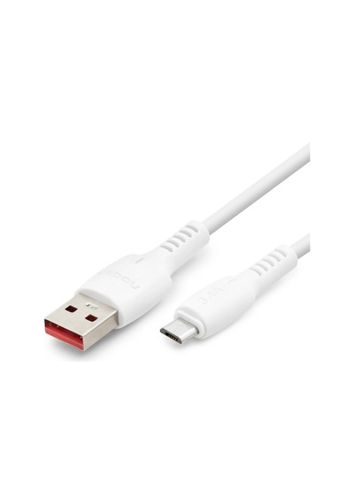 1 M Ölçülü Usb Micro Usb Şarj Ve Data Kablosu Beyaz