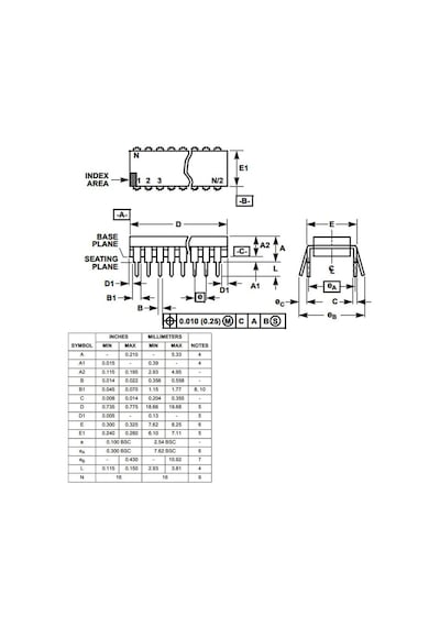Hıp4082Ip Dıp-16 Mosfet Sürücü Entegresi