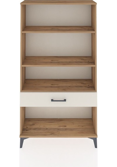 Arges Dolap 3 Raflı Tek Çekmeceli 88x30x163 Çam-aytaşı Atlas Çam