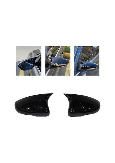 Vw Golf 6 Batman Yarasa Ayna Kapağı Piano Black