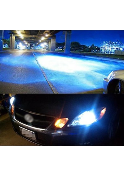 Zembil Hb4 9006 Şimşek Etkili Led Xenon Zenon 8000K Buz Mavisi