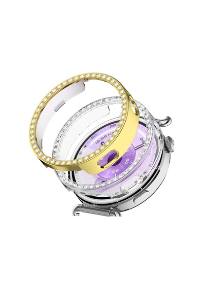Huawei Watch Gt 6 41mm Tek Sıra Taşlı Kasa Koruyucu Ekran Koruyucusuz Teksıra