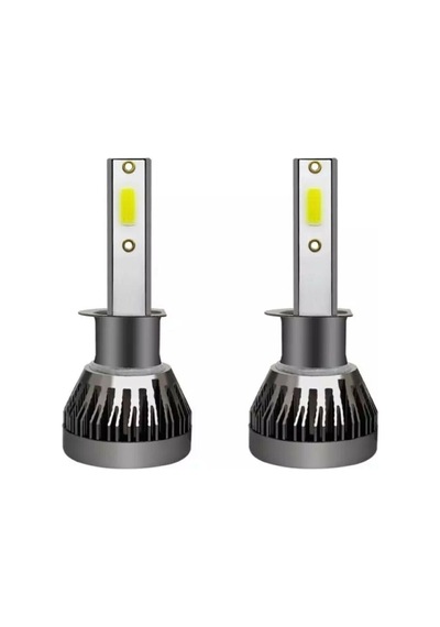 Yeni Nesil Mini Led Zenon H4 Şimşek Etkili Led Zenon H4 Uzun Kısa