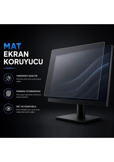 Dell Pro E2425hsm 23.8 İnç İle Uyumlu Mat Ekran Koruyucu