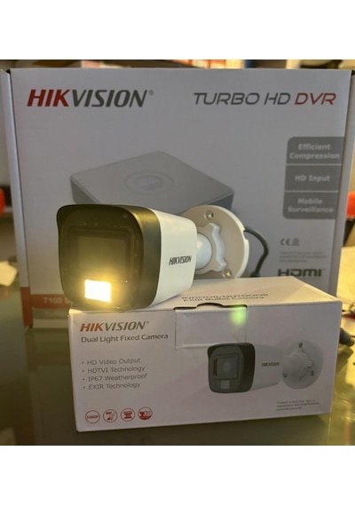 Hikvision 4 Kamerali Gece Renkli 4 Kanal 1 TB HDD Hikvision 4 Kamerali Gece Renkli 4 Kanal 1 TB HDD