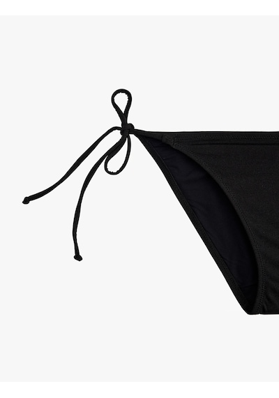 Koton Yanları Bağlamalı İpli Bikini Altı Siyah 6sak00019mm