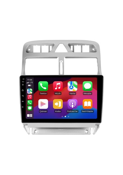 Peugeot 307 2001-2008 Android Multimedya Carplay Android Auto Navigasyon Kameralı 8gb Ram 64gb 9"