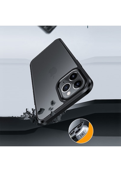 BİKAPAK ELIT FROZEN Apple Uyumlu iPhone 13 MİNİ SİYAH KAPAK