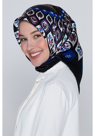 Armine Özel Nostalji Serisi Twill İpek Eşarp Modelleri 7901D-22
