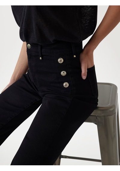 Guess New Faye Skinny Fit Chino Kadın Jean Pantolon W5ra0pd4pz1 Siyah