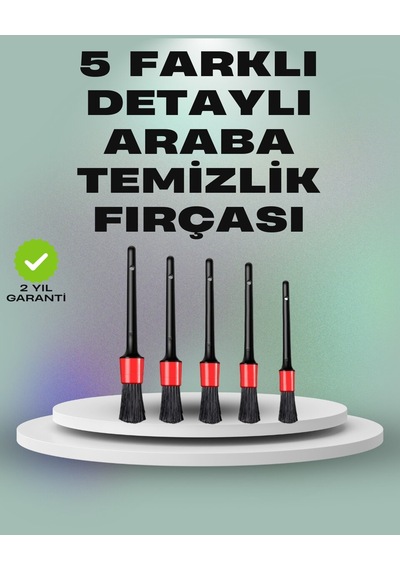 Hepsi 5'li Araç Temizlik Fırça Seti-detaylı Temizlik İçin Çok Amaçlı Fırçalar Najmaddin