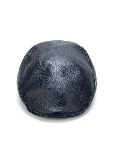 Tamer Tanca Erkek Hakiki Deri Şapka 524 1106 Lndn Spk Sk23/24 Lacı Jumbo Lacivert