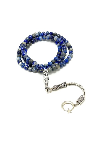 Yıldız Doğal Taş Lapis Lazuli 6mm 99luk Doğal Taş Tesbih