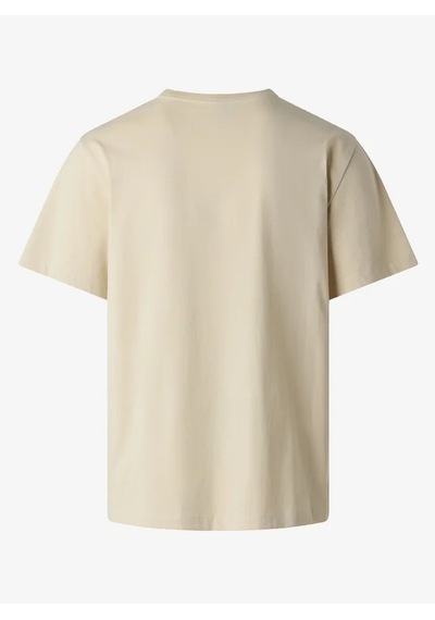 The North Face Nf0a8gqe-dom Essential Center Logo Relaxed Short Erkek T-shirt Bej