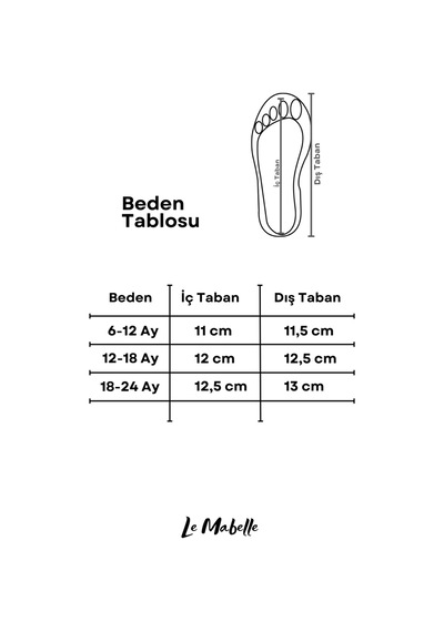 Le Mabelle Beyaz Pullu Cırtlı Deri Kız Bebek Makosen Beyaz