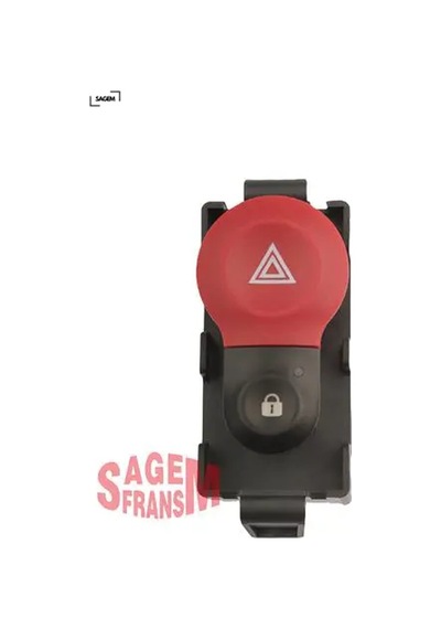 Dörtlü Flaşör Anahtarı Merkezi Kilit Kangoo Iı Sagem 252105246r/ 8200523299