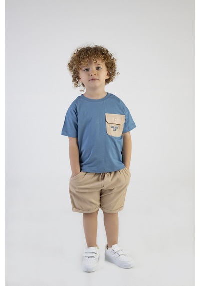Harika Kids Erkek Çocuk Cool Boys Baskılı-gardin Pantalon Alt Üst Takım 001