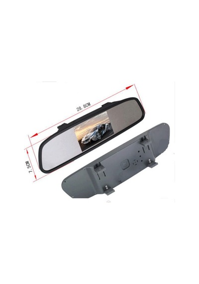 4.3 Aynadan Ekran Monitör+Türkiye