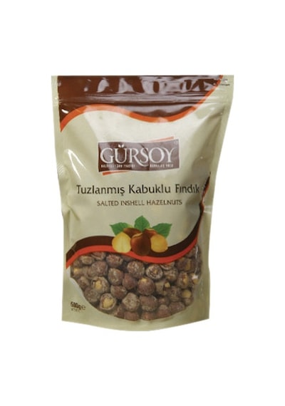 Gürsoy Kabuklu Fındık 500g Tuzlanmış 2'li Avantaj Paketi Mıchu 500 G