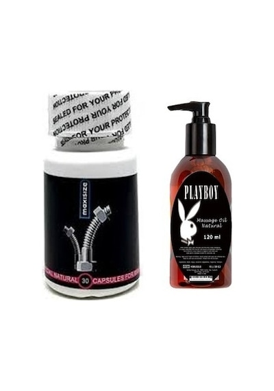 Rekze Maxisize Supplement Erkekler Için 30 Lu 30 Peak Power For Men + Playboy Masaj Yağı
