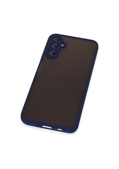 Cosmotex Newface Samsung Galaxy Uyumlu  A14 4g Kılıf Montreal Silikon Kapak - Lacivert