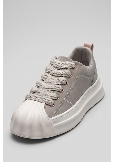 In Step Flay Kalın Bağcıklı Gri Unısex Sneaker