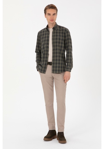 U.s. Polo Assn. Erkek Camel Pantolon Kanvas-chino 50309900-vr015 Camel